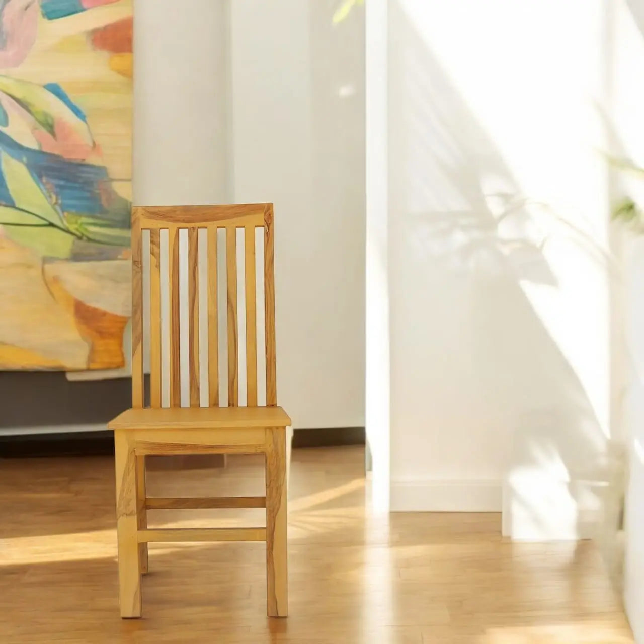 Sheesham Wood Cucuta Dining Chair Set for Home | Set of 2 Chair | Honey Finish