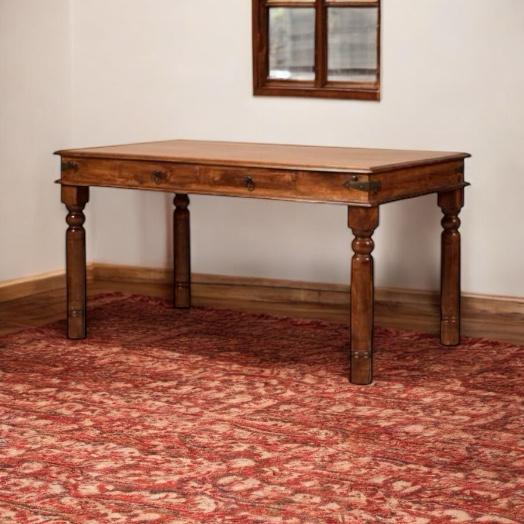 Reyk Dining Table- Brown