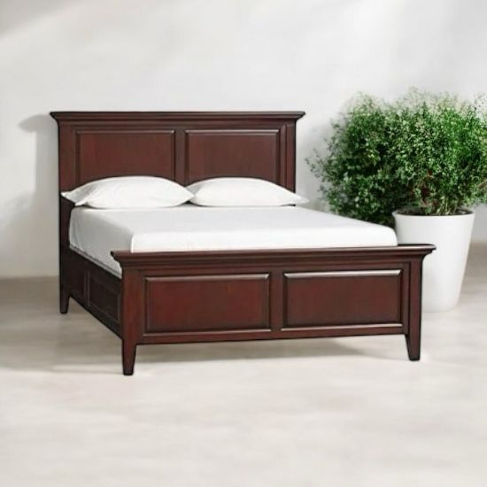 Solid Wood Paul Bed with Storage for Bedroom