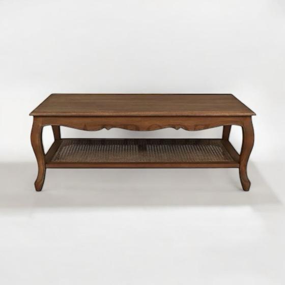 Laura Inspired Coffee Table | Rustic Charm | Solid Wood Construction | Ideal for Living Room Décor
