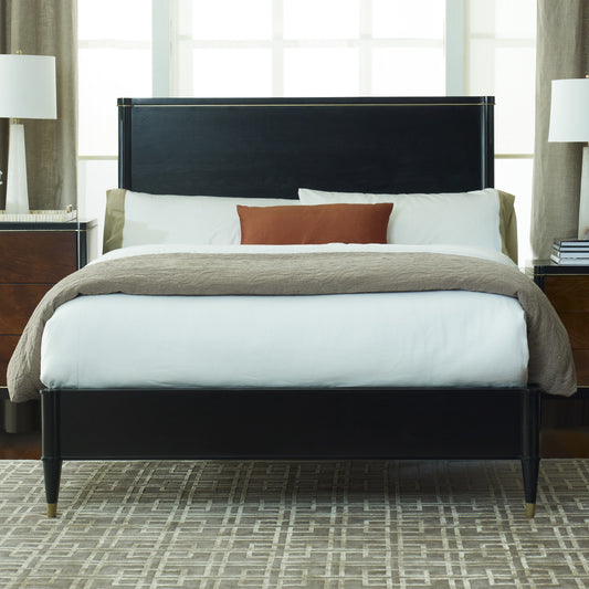 Solid Wood Without Storage Queen Size Deloit Bed for Bedroom Stylish | Brown Finish