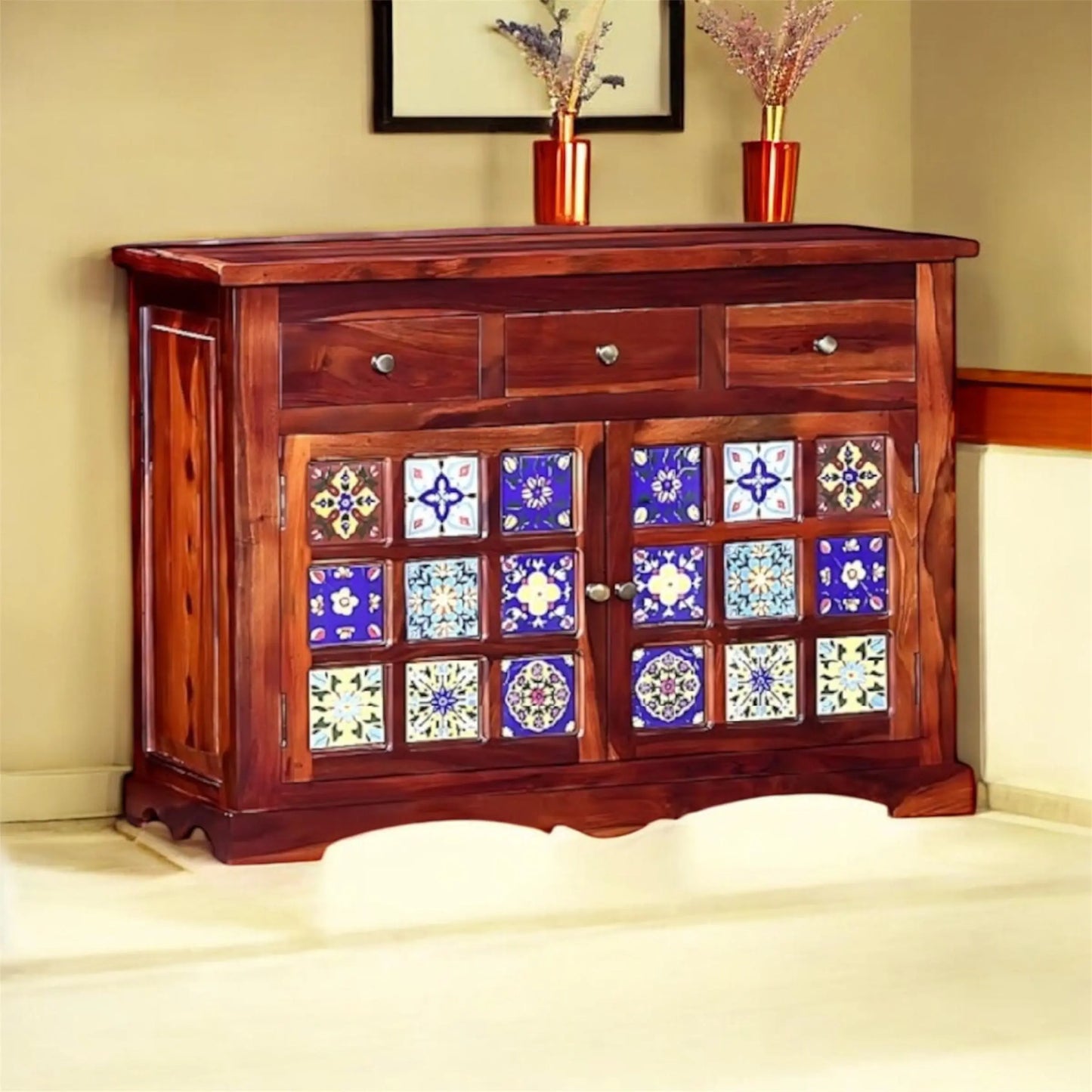 bookshelf wooden Sheesham wood bookcase