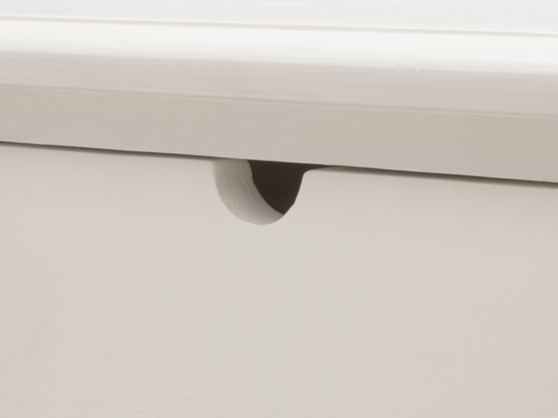 Mango Wood Salani One Darwer Bedside Storage Table for Living Room | White Finish