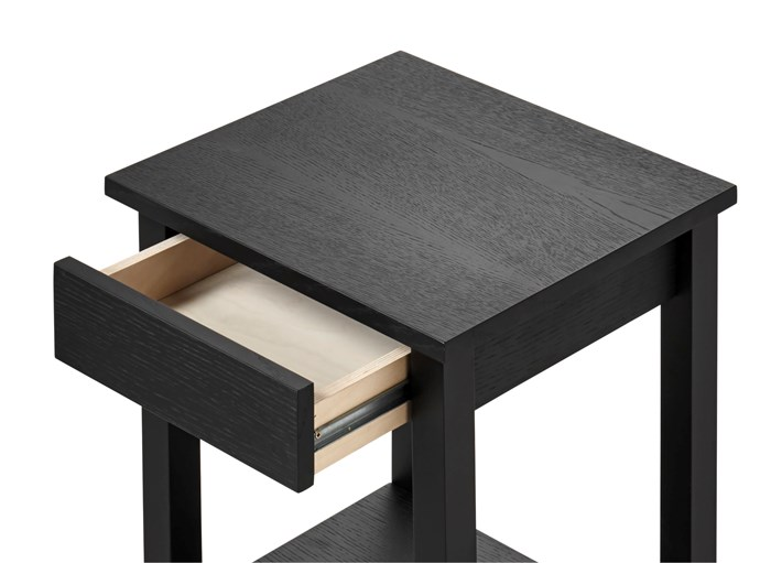 Mango Wood Oyoon Bedside Table for Bedroom Living Room with 1 Drawer End Table