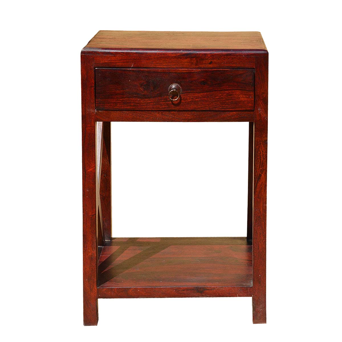 Solid Wood Merca Bedside Storage Table for Living Room