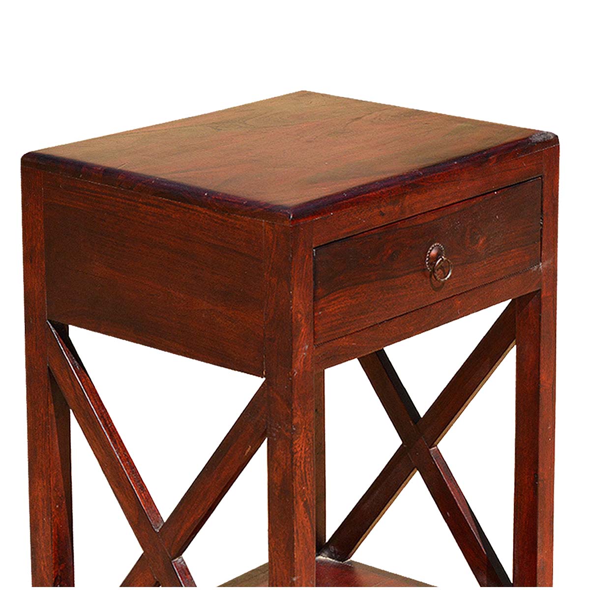 Solid Wood Merca Bedside Storage Table for Living Room