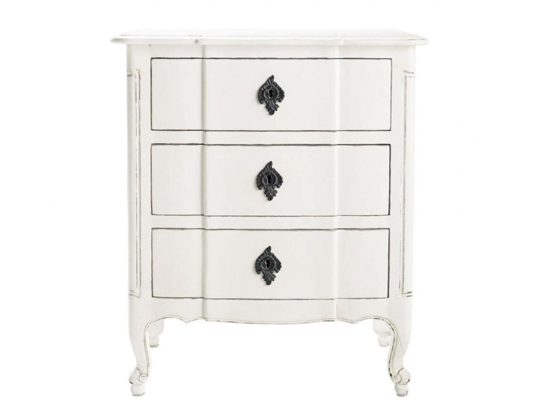 Solid Wood Patita Bedside Storage Table for Living Room