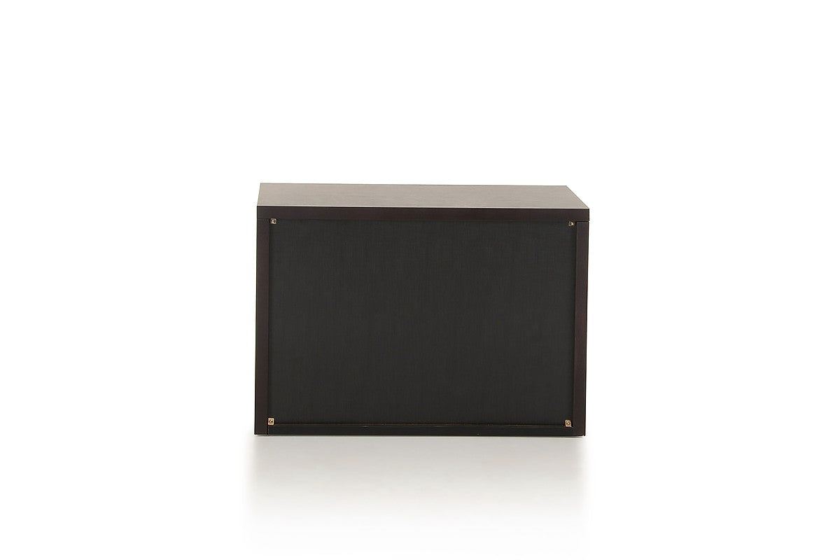 Mango Wood Cubo Bedside Table for Bedroom Living Room with 2 Drawer End Table