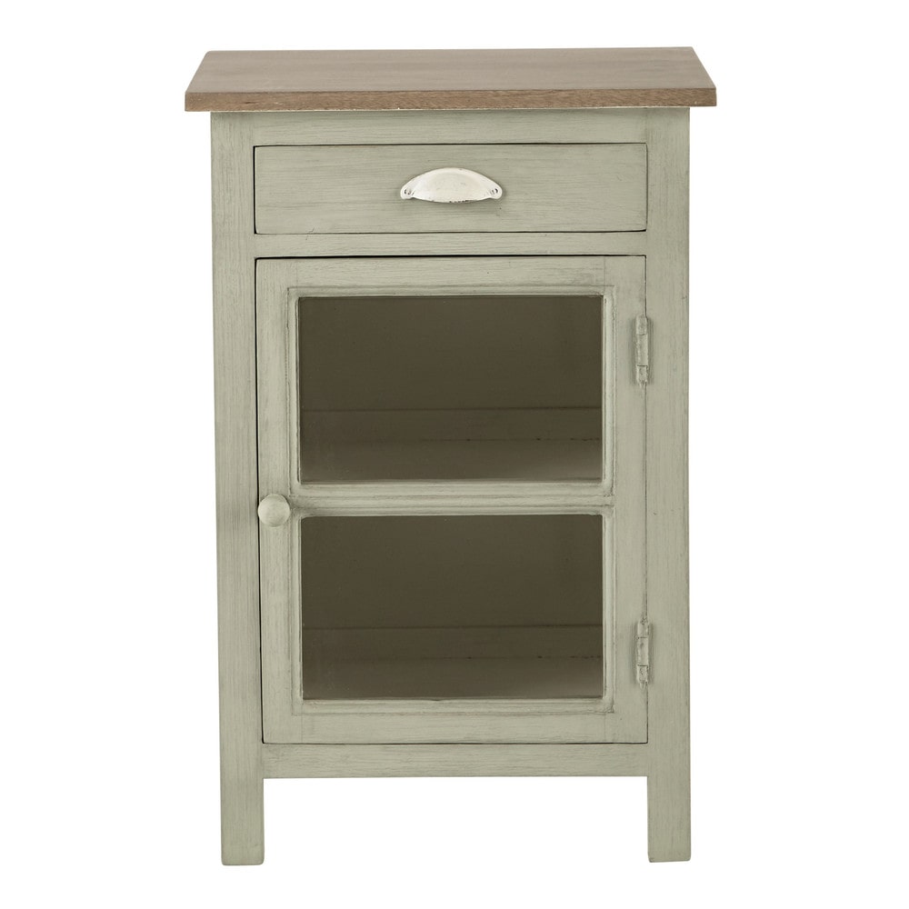 Mango Wood Pisco Bedside Table for Bedroom