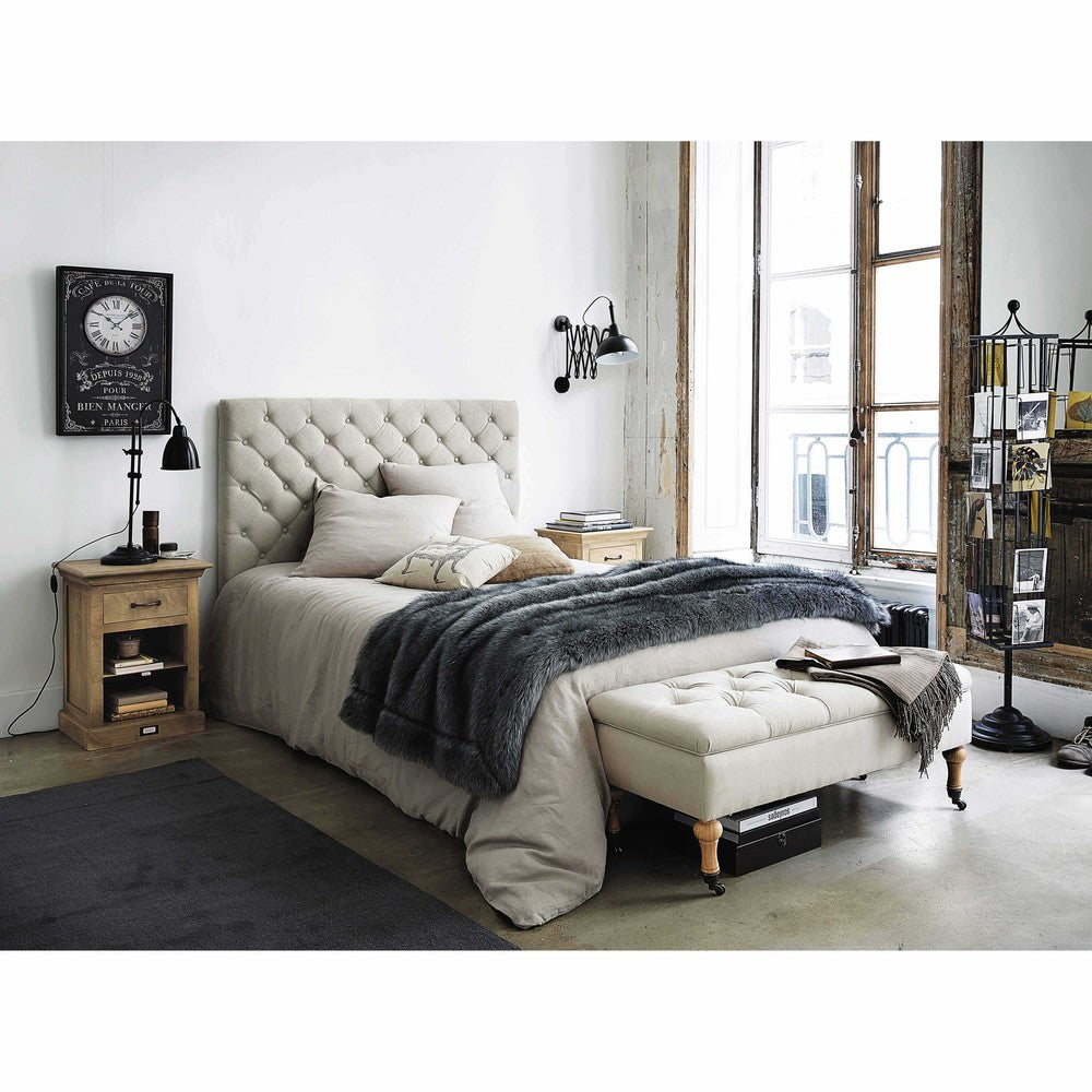 Mango Wood Talara Bedside Table for Home