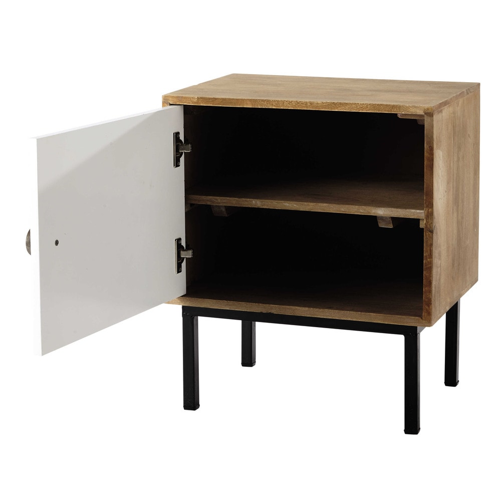 Mango Wood Rizal Bedside Table for Home