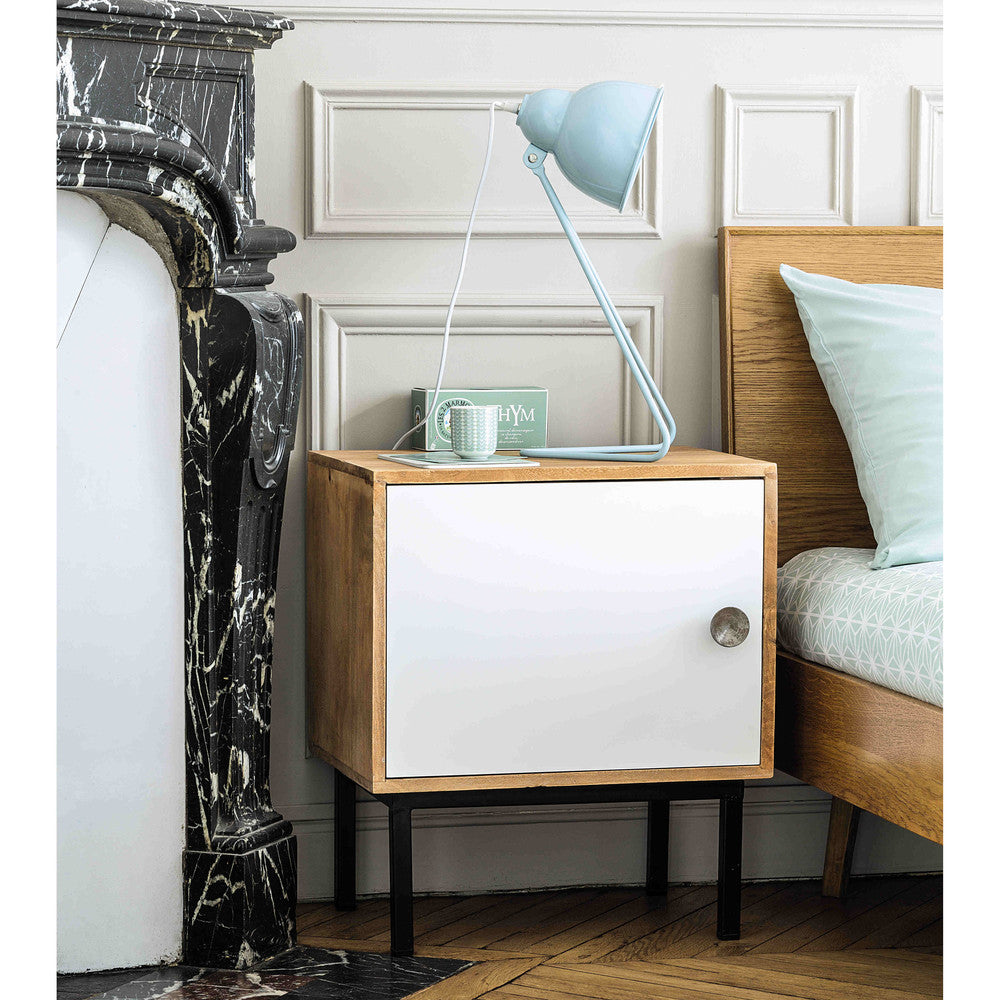 Mango Wood Rizal Bedside Table for Home