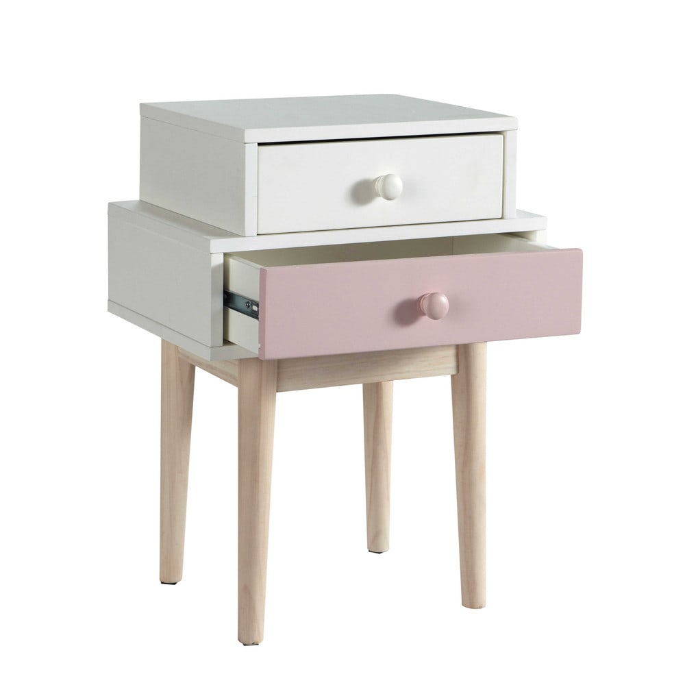 Mango Wood Bataan Bedside Table for Home