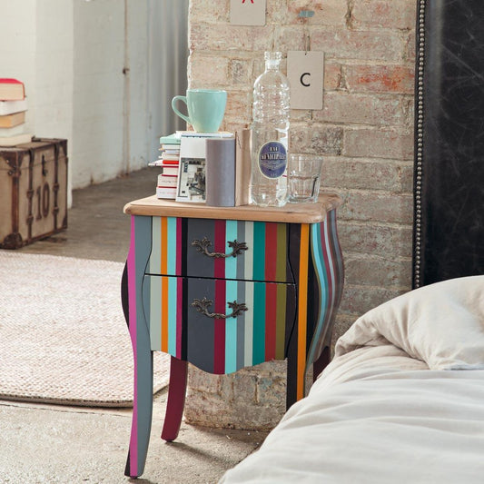 Solid Wood Bayawan Bedside Drawer Storage Table with Antique Legs Portable Accent End Table for Living Room