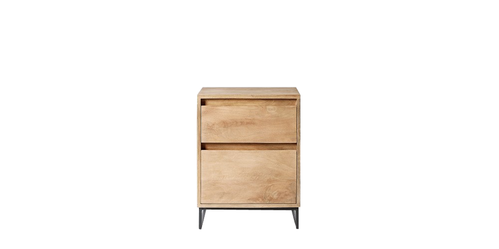 Mango Wood Horta Bedside Table for Home
