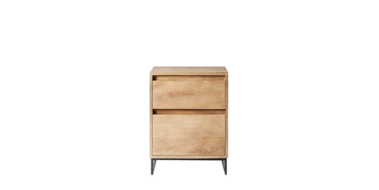 Mango Wood Horta Bedside Table for Home Aprodz