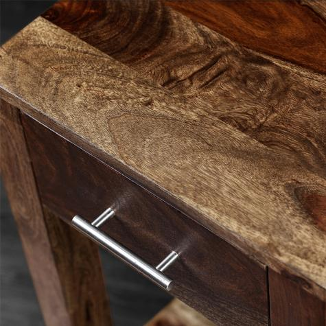 Sheesham Wood Hitmi Bedside Table for Bedroom Living Room with 1 Drawer End Table