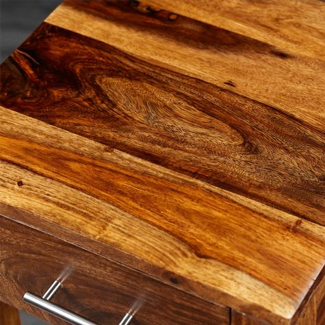 Sheesham Wood Hitmi Bedside Table for Bedroom Living Room with 1 Drawer End Table