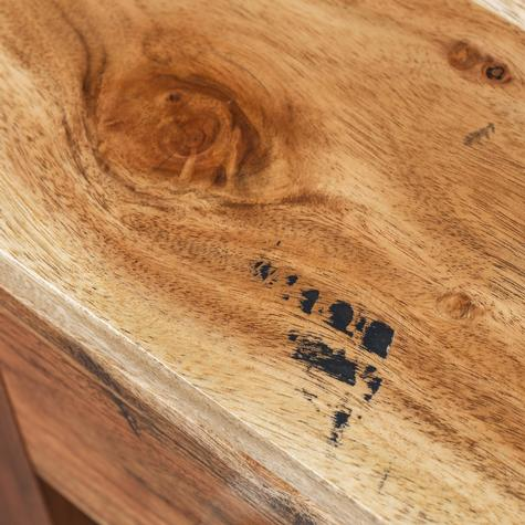 Sheesham Wood Hitmi Bedside Table for Bedroom Living Room with 1 Drawer End Table
