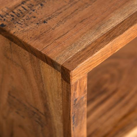 Solid Wood Mary Bedside Storage Table for Living Room