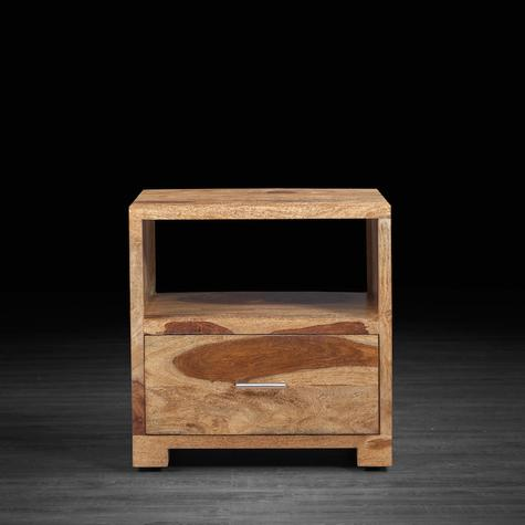 Solid Wood Mary Bedside Storage Table for Living Room
