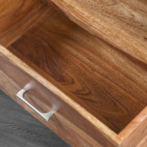 Solid Wood Mary Bedside Storage Table for Living Room
