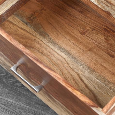 Solid Wood Mary Bedside Storage Table for Living Room