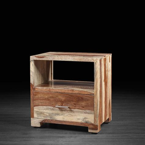 Solid Wood Mary Bedside Storage Table for Living Room
