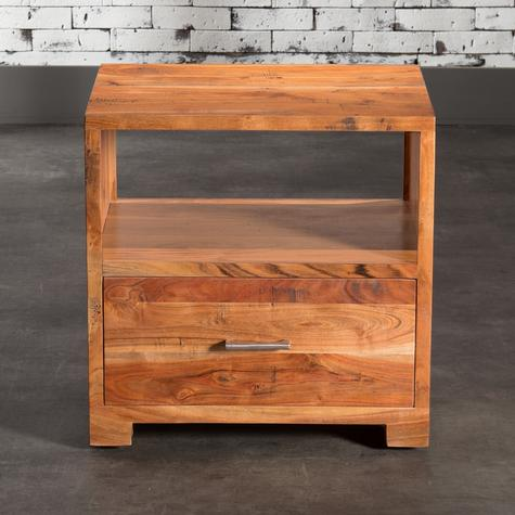 Solid Wood Mary Bedside Storage Table for Living Room