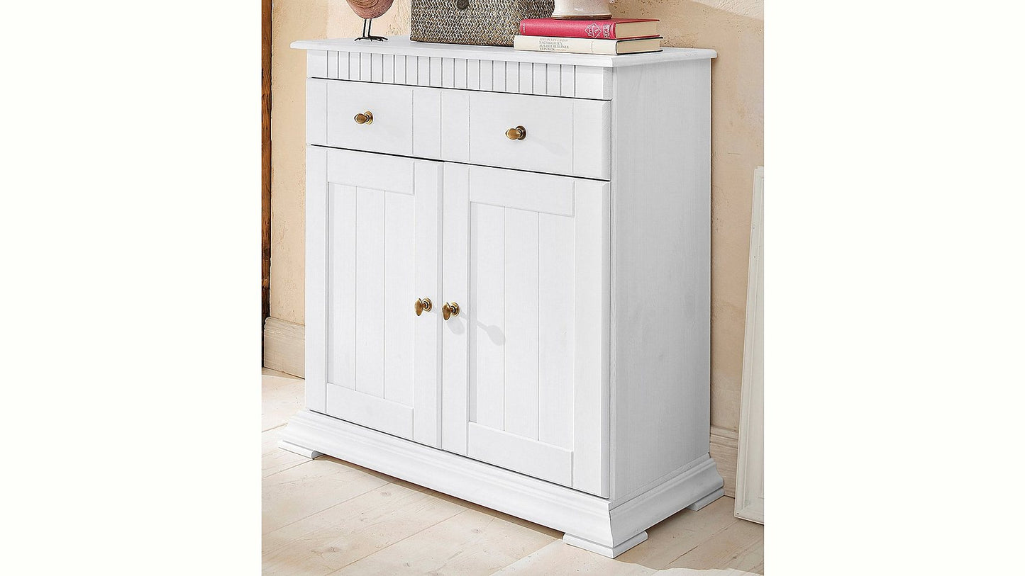 Soild Wood Ciudad Sideboard Storage Cabinet with Two Door and One Drawer for Living Room