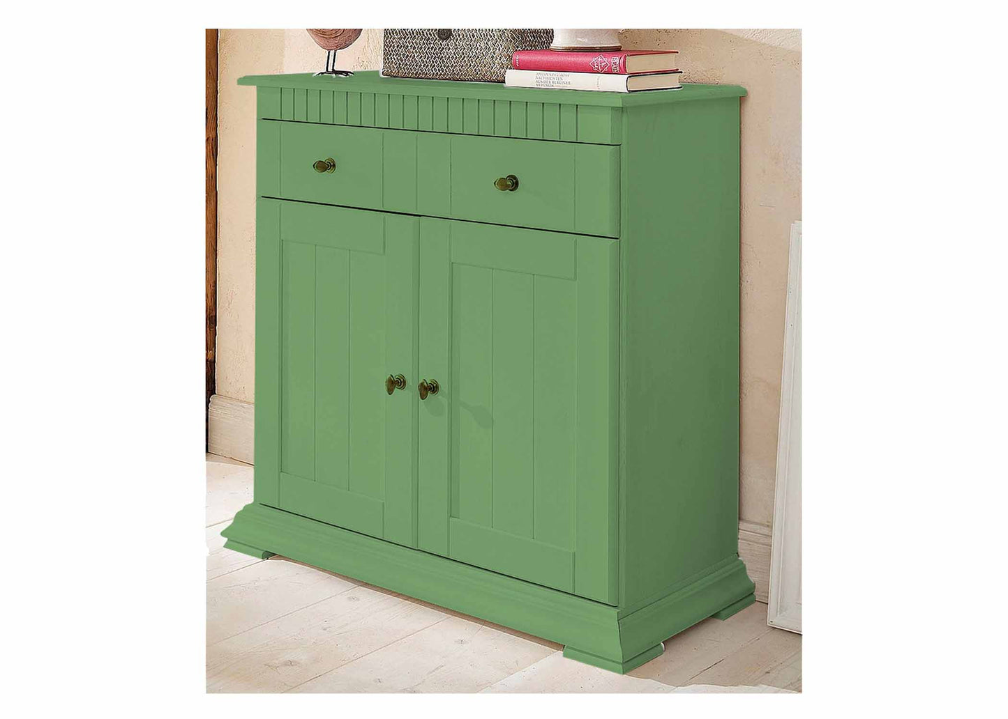 Soild Wood Ciudad Sideboard Storage Cabinet with Two Door and One Drawer for Living Room