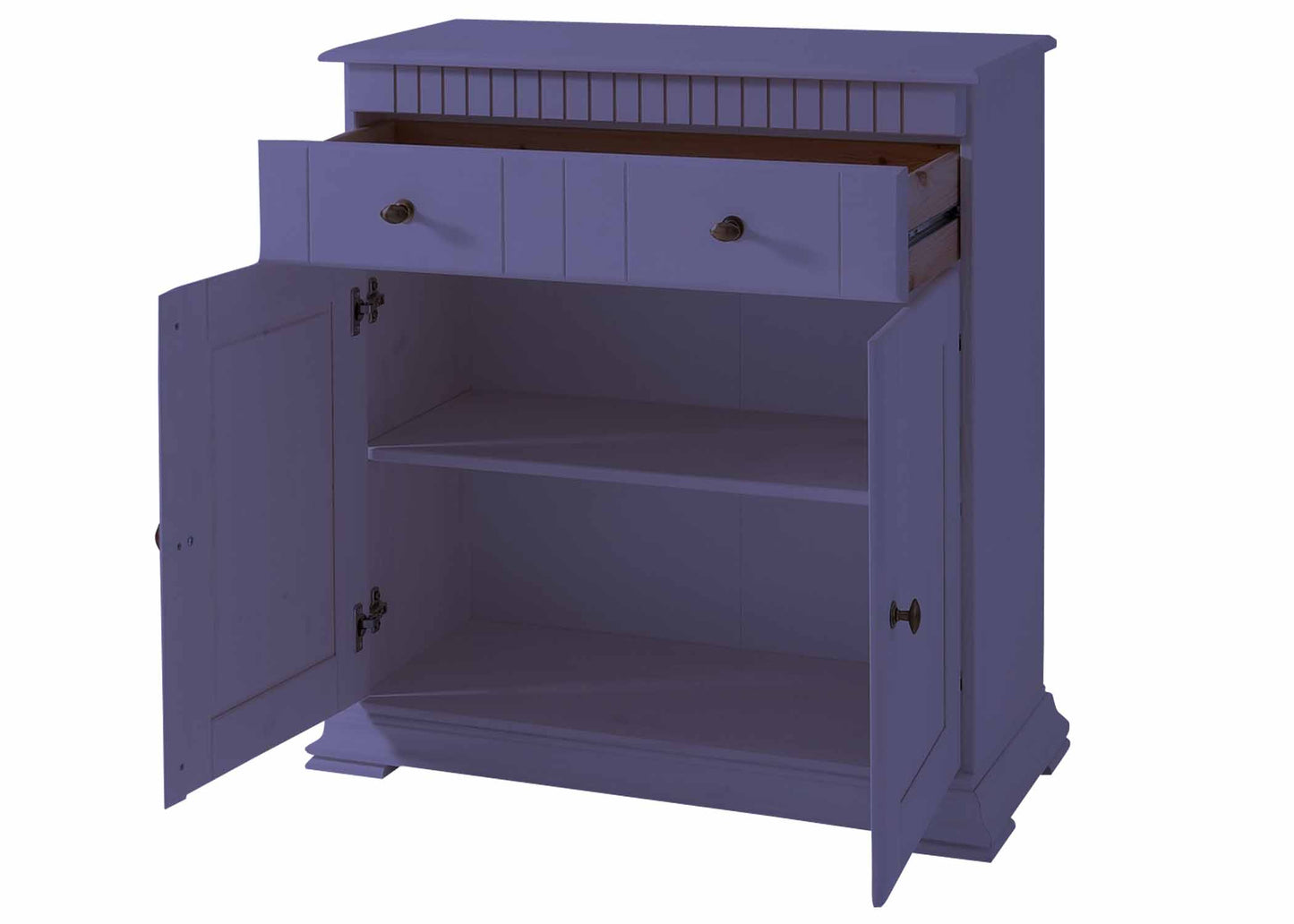 Soild Wood Ciudad Sideboard Storage Cabinet with Two Door and One Drawer for Living Room