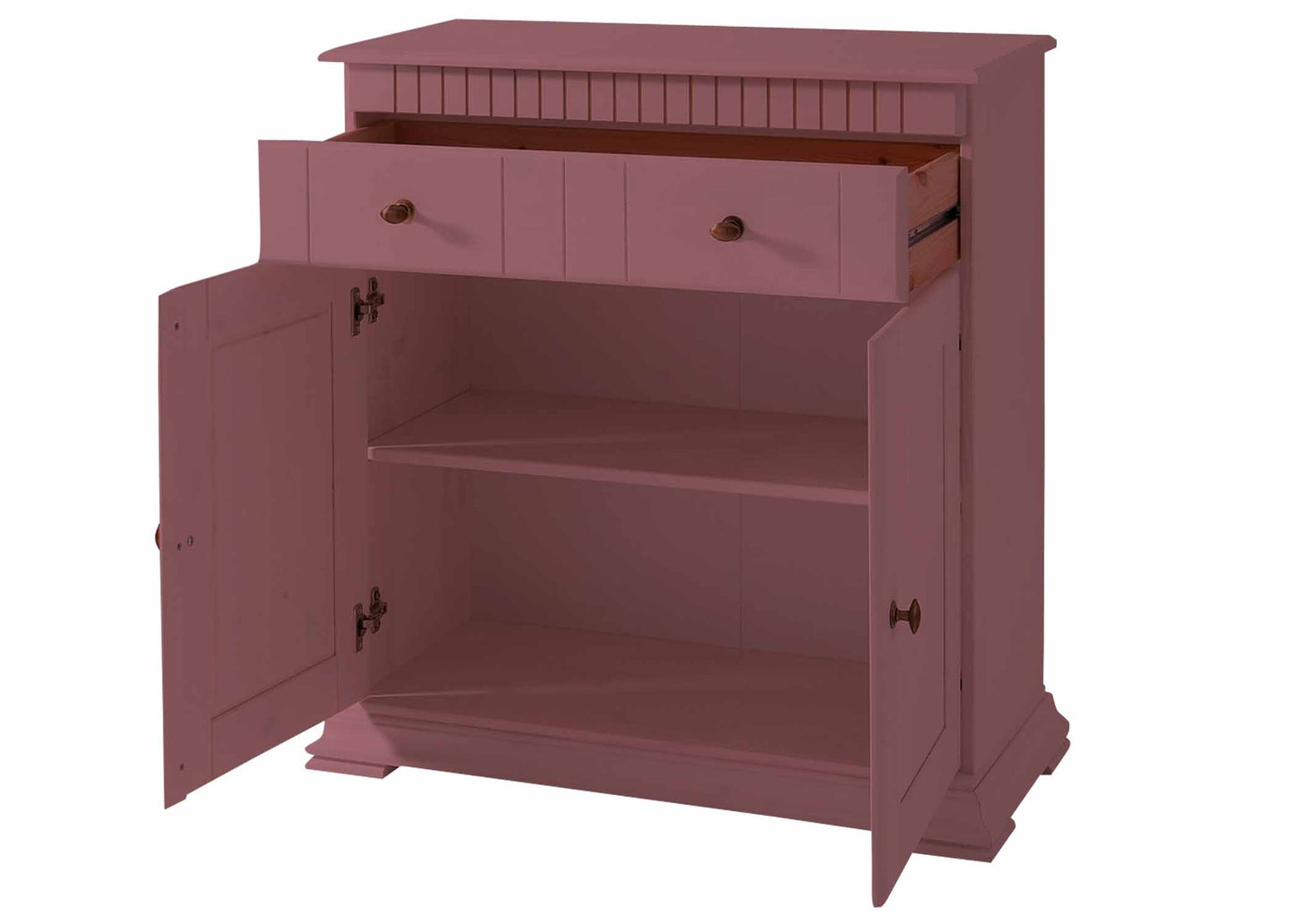 Soild Wood Ciudad Sideboard Storage Cabinet with Two Door and One Drawer for Living Room
