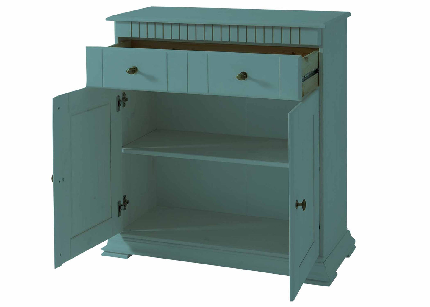 Soild Wood Ciudad Sideboard Storage Cabinet with Two Door and One Drawer for Living Room
