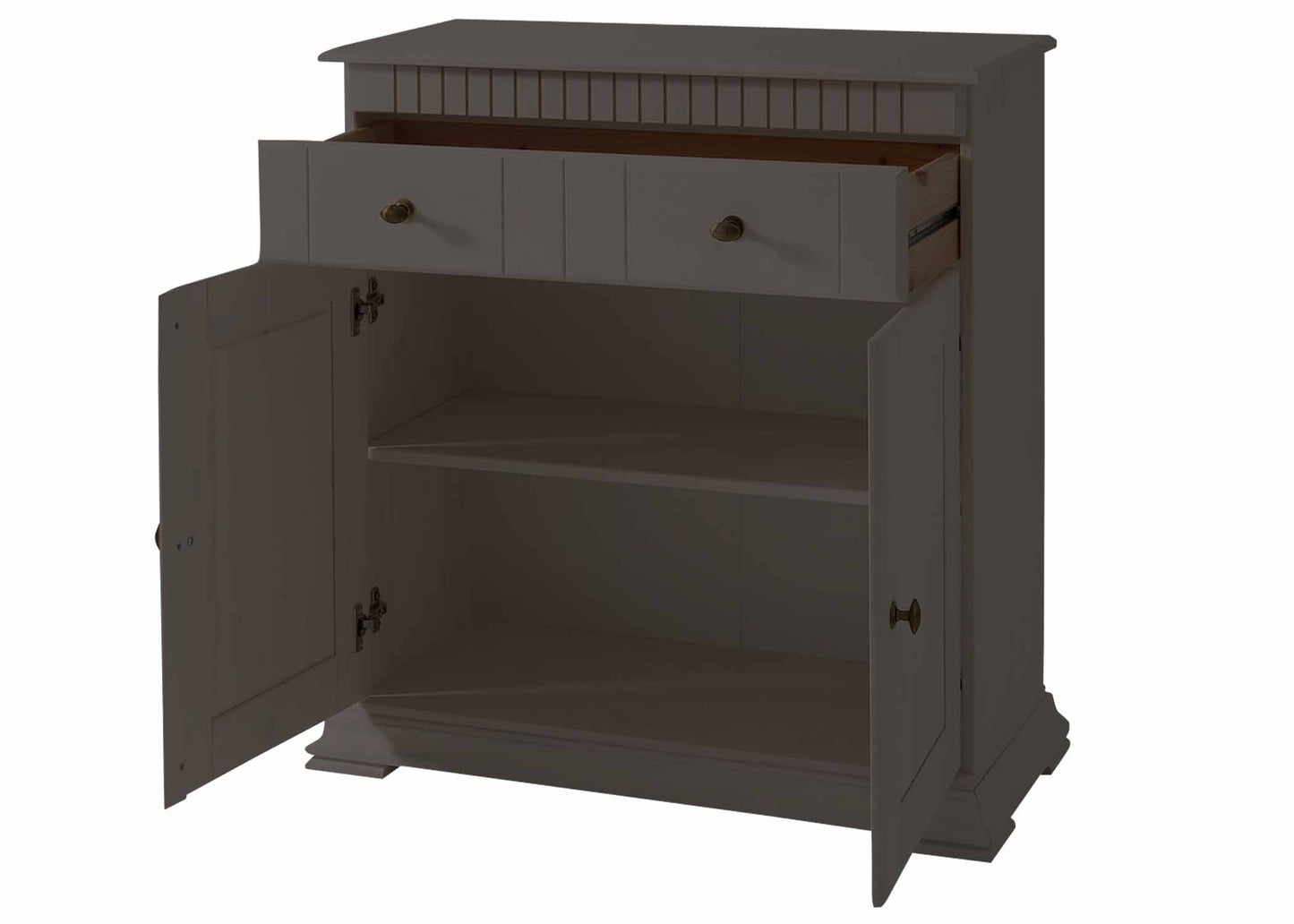 Soild Wood Ciudad Sideboard Storage Cabinet with Two Door and One Drawer for Living Room