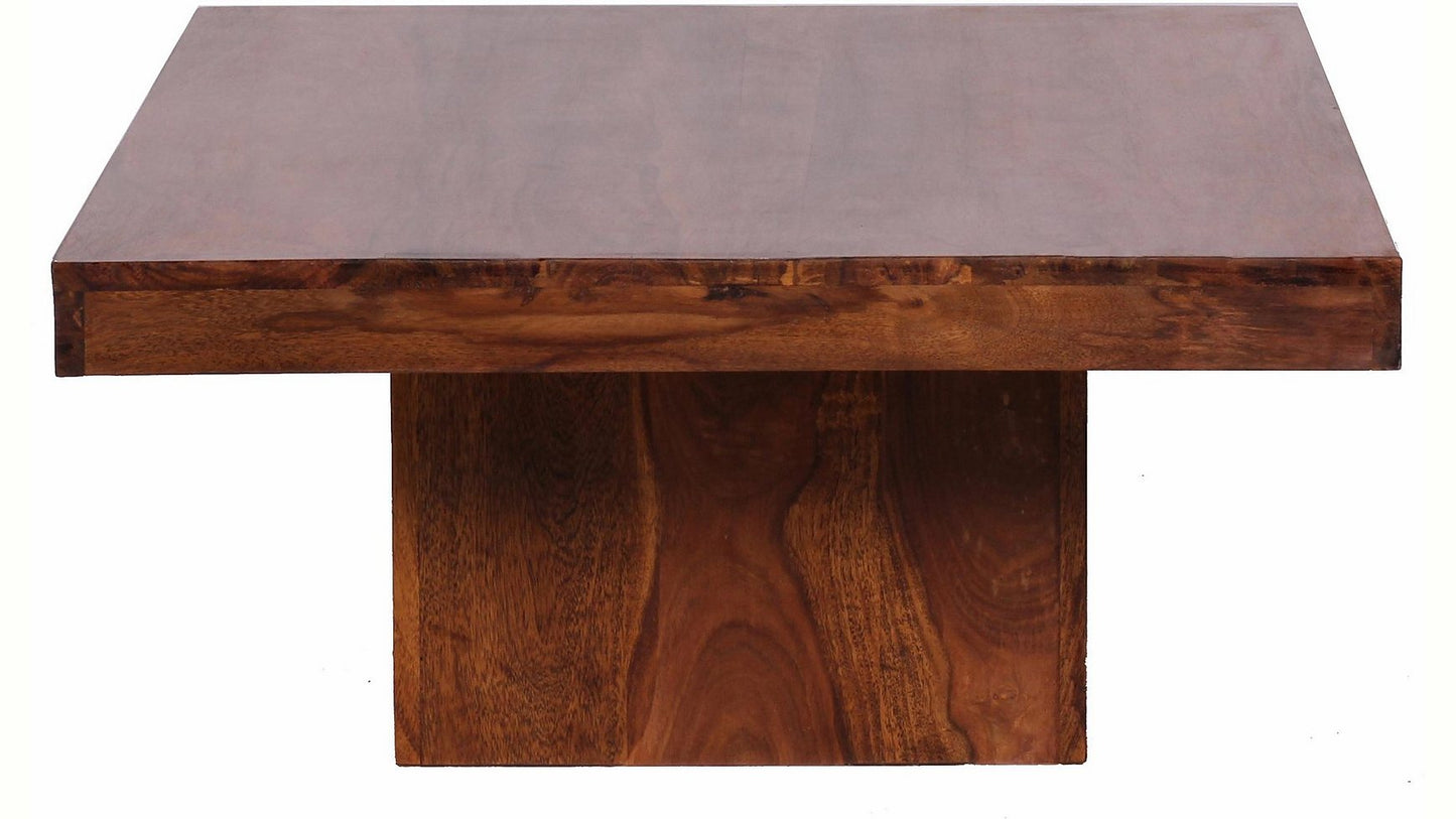 Sheesham Wood Zeelu Stylish Coffee Table for Living Room | Center Table for Home | Brown Finish