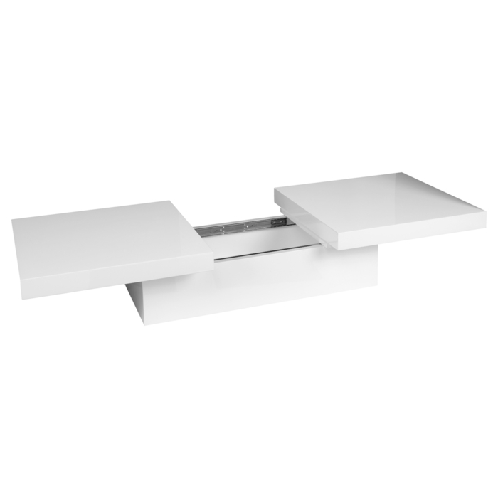 Mango Wood Coral Stylish Coffee Table for Living Room | Center Table for Home | White Finish