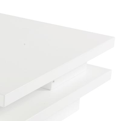 Mango Wood Emmaus Stylish Coffee Table for Living Room | Center Table for Home | White Finish