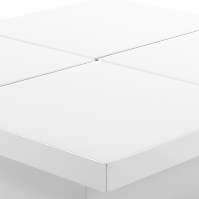 Solid Wood Hermitage Stylish Coffee Table for Living Room | Center Table for Home | White Finish