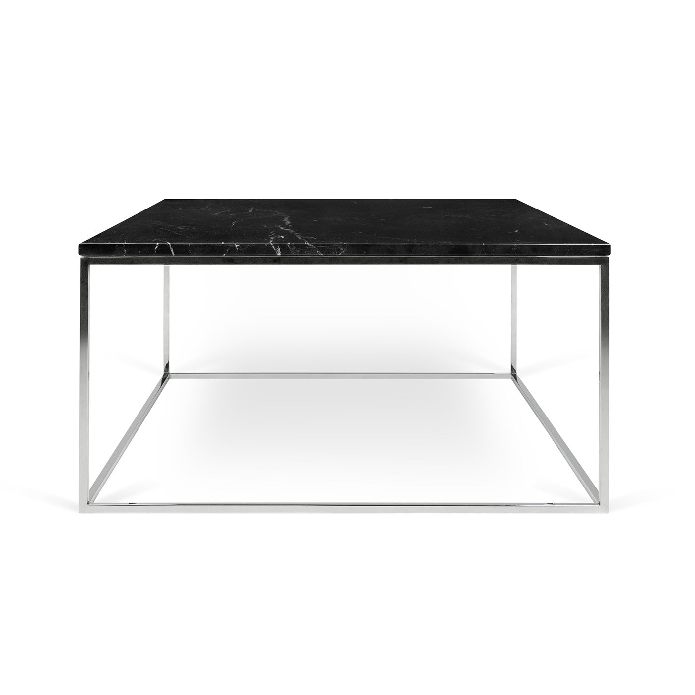 Stainless Steel Perlite Square Granite Top Coffee Table for Living Room | Center Table for Home