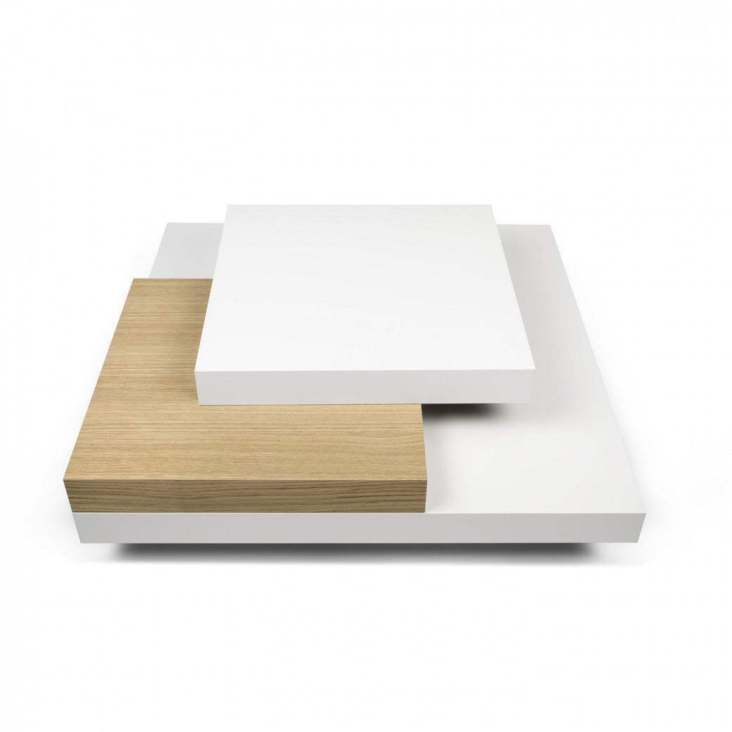 Solid Wood Lunar Stylish Coffee Table for Living Room | Center Table for Home