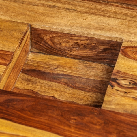 Sheesham Wood Cagua Center Coffee Table for Home Living Room