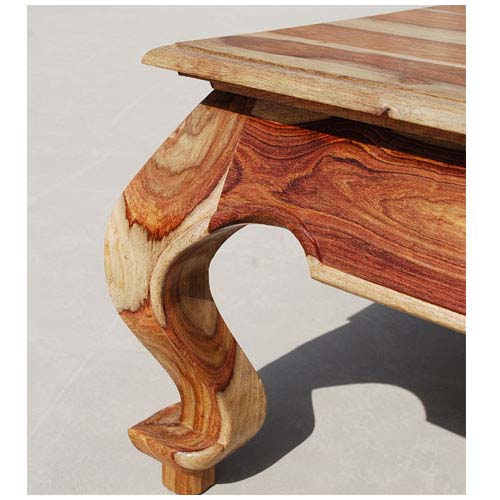 Sheesham Wood Turmero Stylish Coffee Table for Living Room | Center Table for Home | Brown Finish