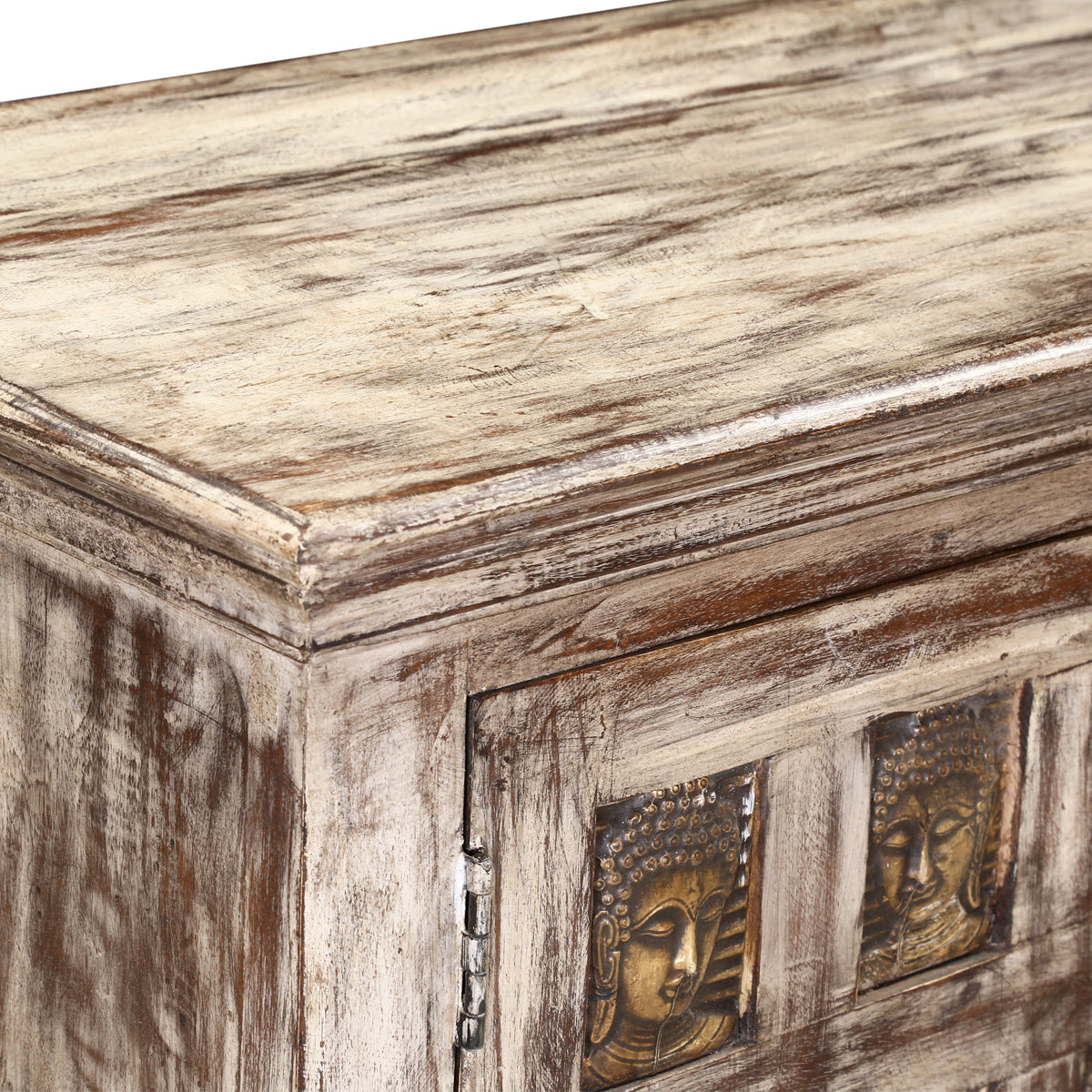 Mango Wood Maripa Stylish Coffee Table with 2 Drawer & 1 Door for Living Room | Center Table for Home | Brown Finish