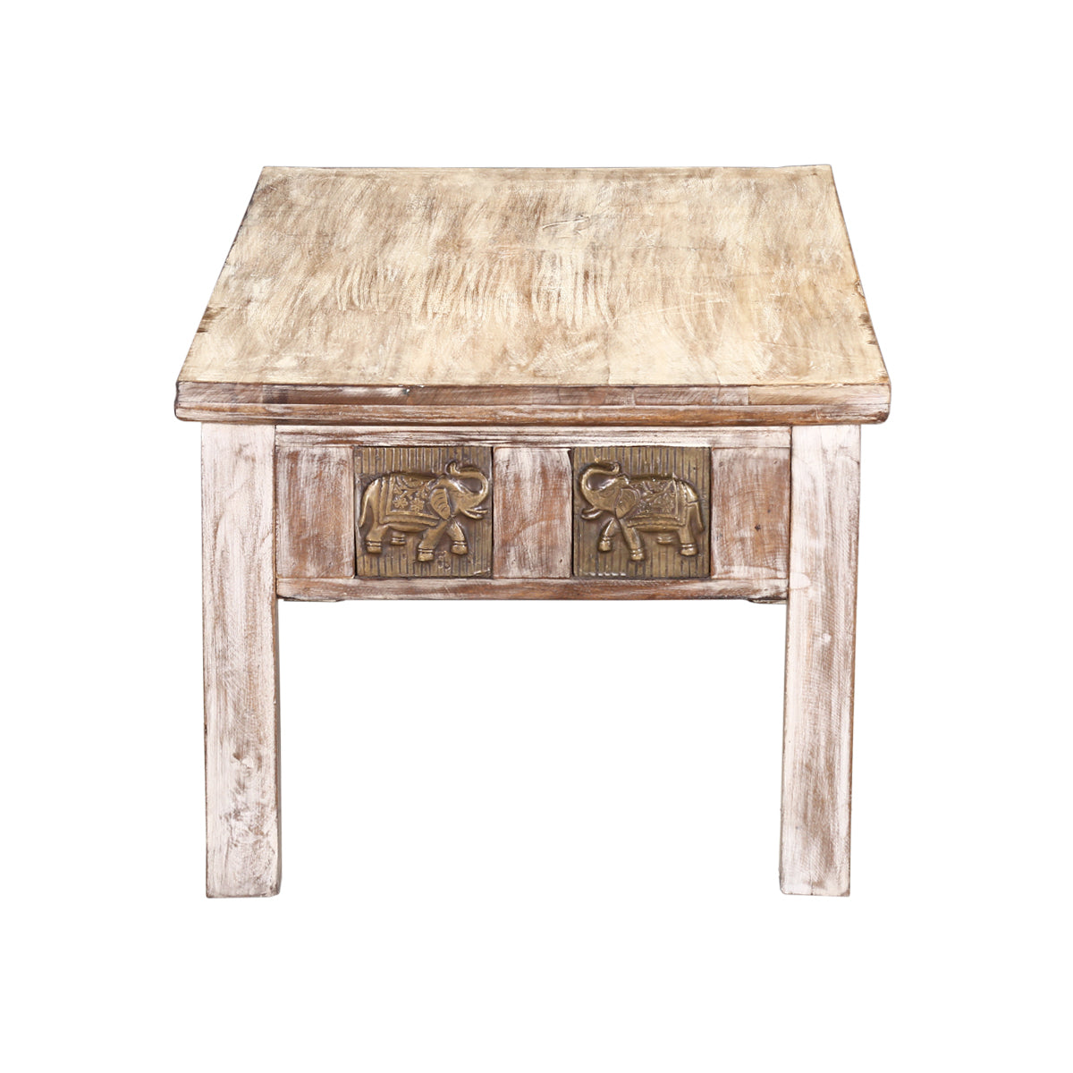 Mango Wood Roarima Stylish Coffee Table for Living Room | Center Table for Home | Brown Finish