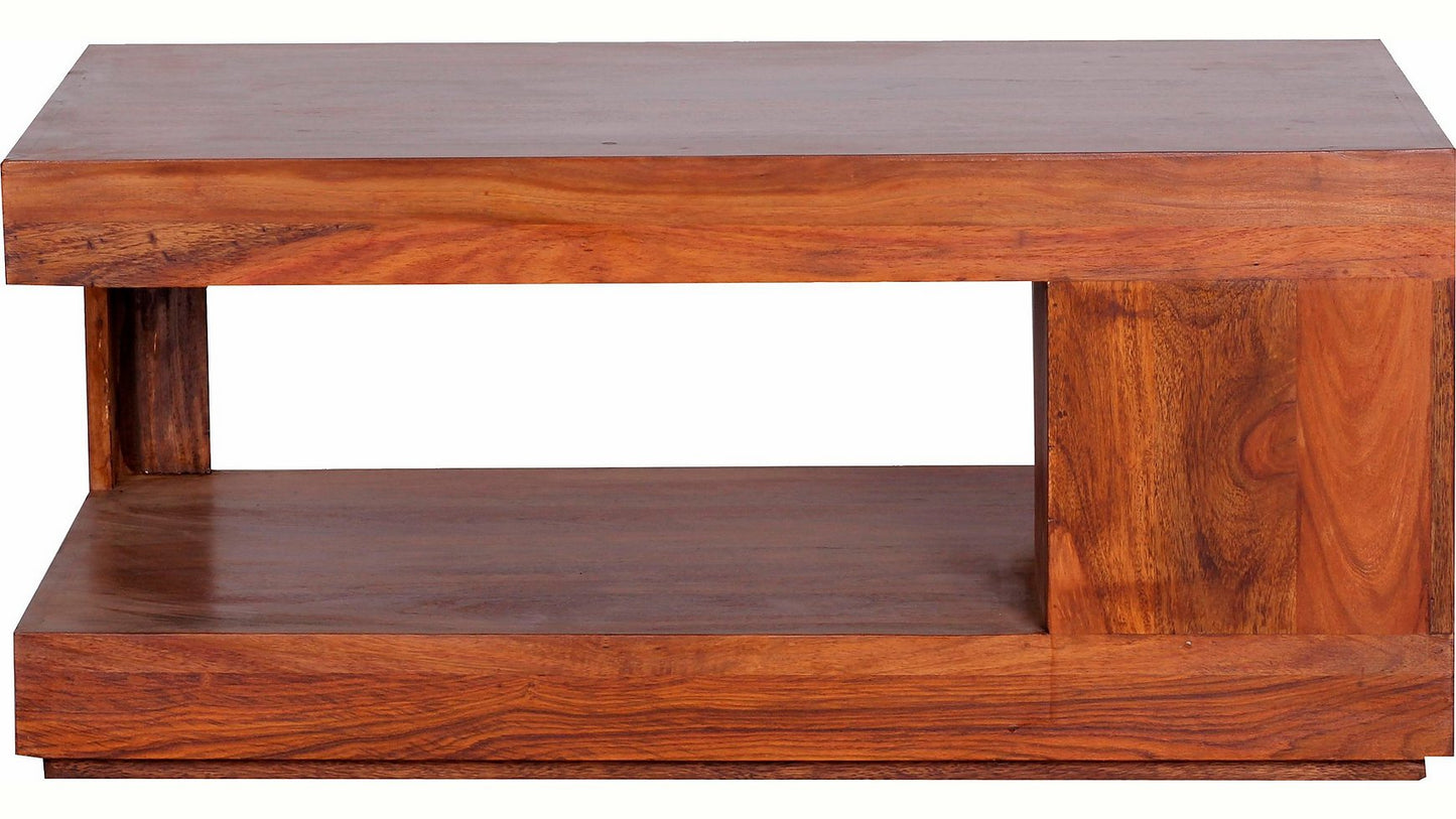 Sheesham Wood Remire Stylish Coffee Table for Living Room | Center Table for Home | Brown Finish