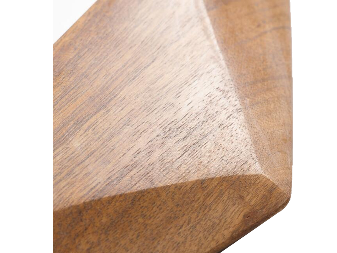 Mango Wood Isaur Wall Decorative Mirror Frame| Wooden Mirror | Brown Finish