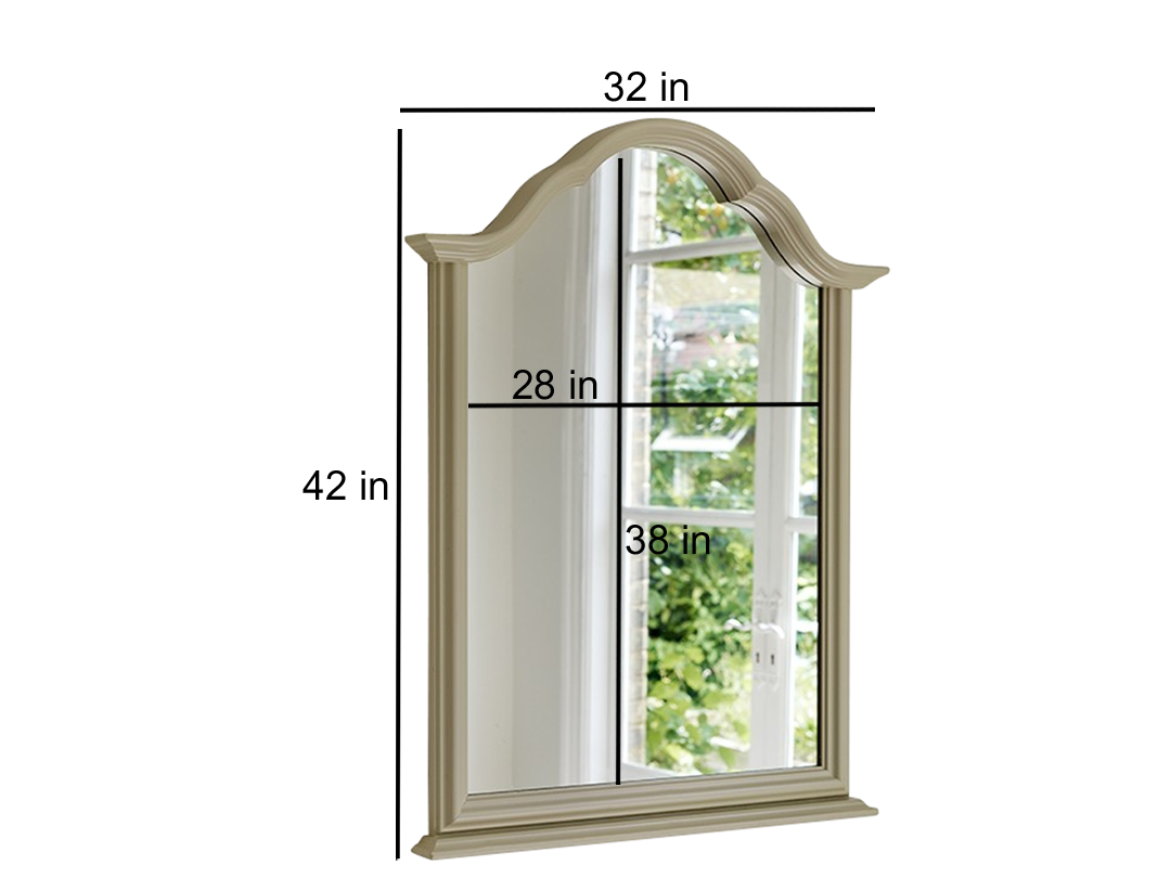 Mango Wood Tacit Wall Decorative Mirror Frame| Wooden Mirror | Brown Finish
