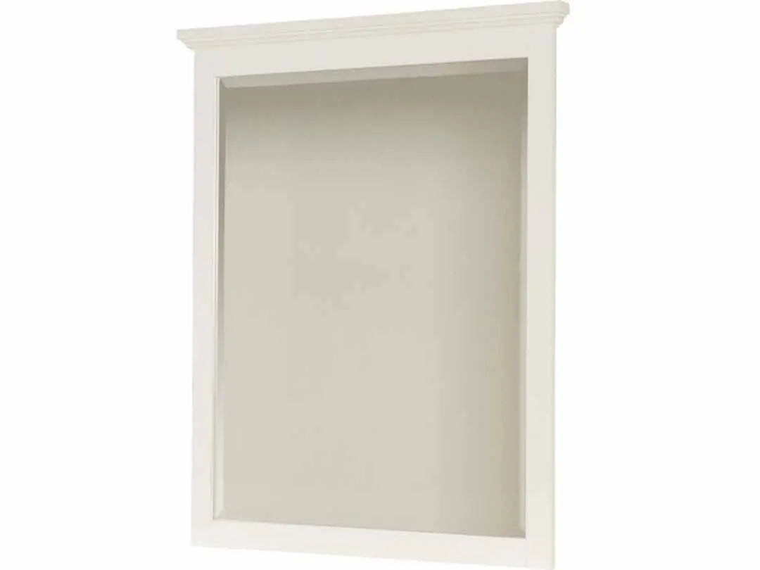 Mango Wood Haniy Dresser Decorative Mirror Frame| Wooden Mirror | White Finish