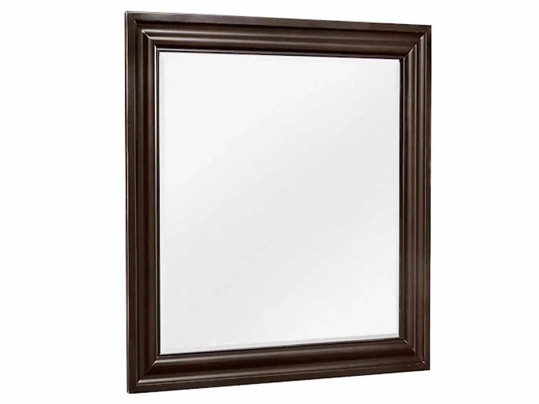 Mango Wood Alexan Dresser Decorative Mirror Frame| Wooden Mirror | Brown Finish